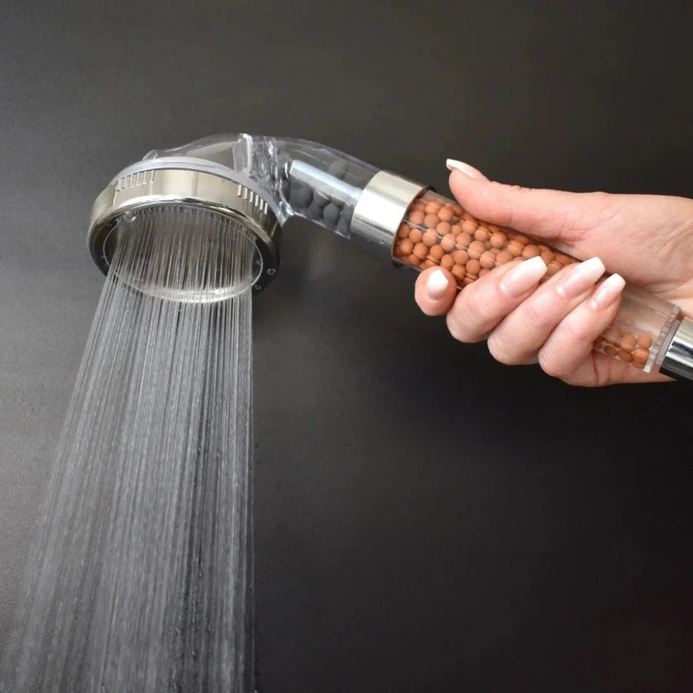 Shower Head Mineral Filter 3 Spray Modes
