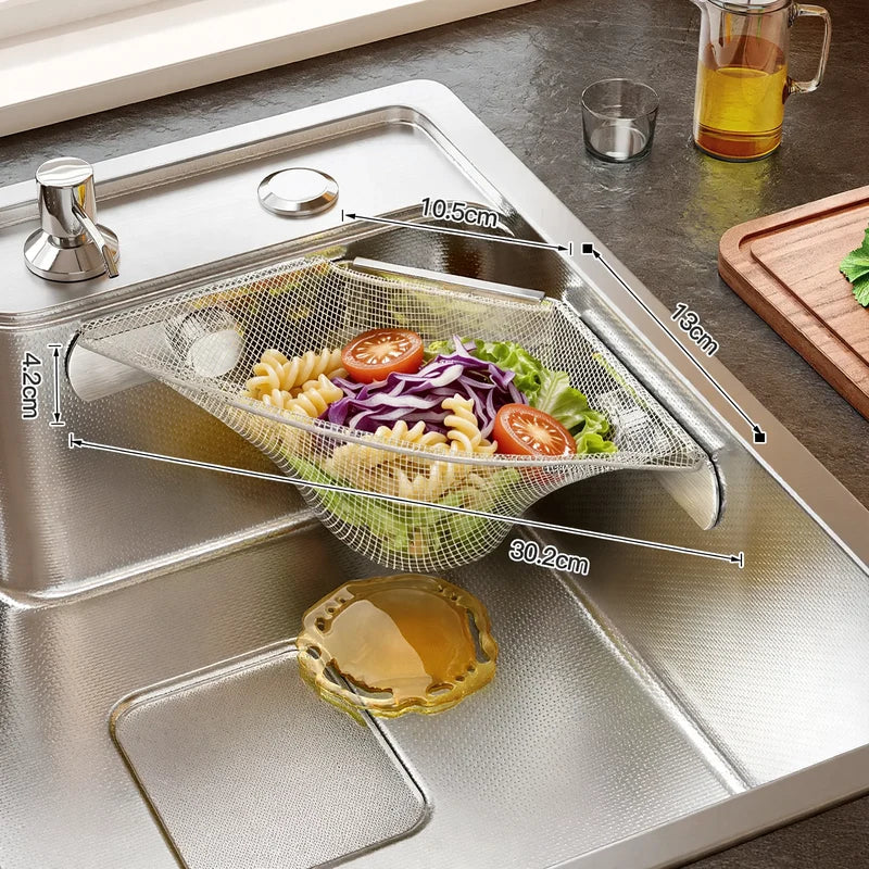 Sink Rack Extendable Stainless Steel Rust-Resistant