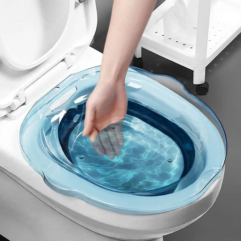 Sitz Bath Basin PP 16.9 Oz Easy-Clean