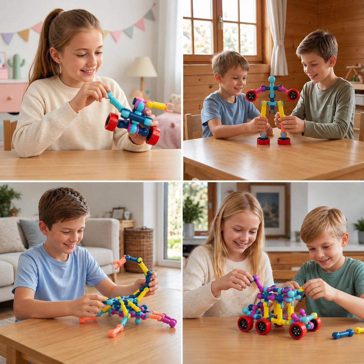 Skeleton Building Blocks Movable Joints Construction Set