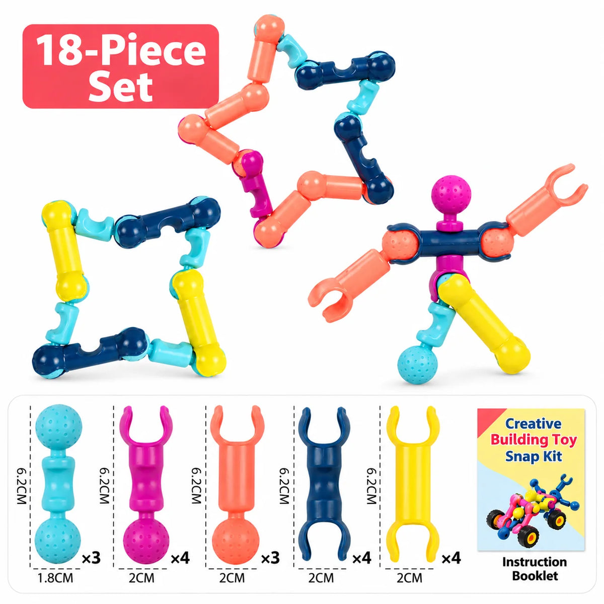 Skeleton Building Blocks Movable Joints Construction Set