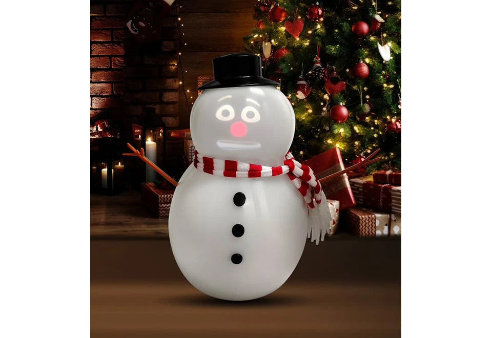 Snowman Decoration Animated LED Projector & Speaker