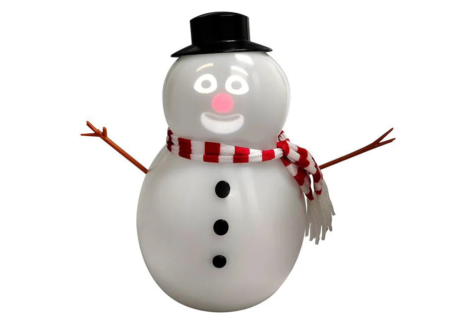 Snowman Decoration Animated LED Projector & Speaker