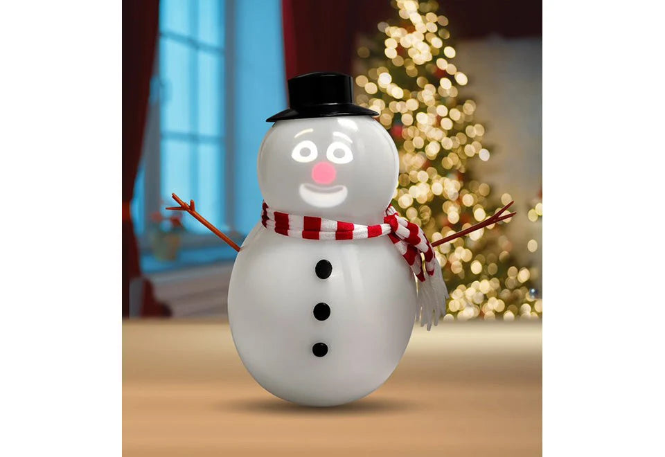 Snowman Decoration Animated LED Projector & Speaker