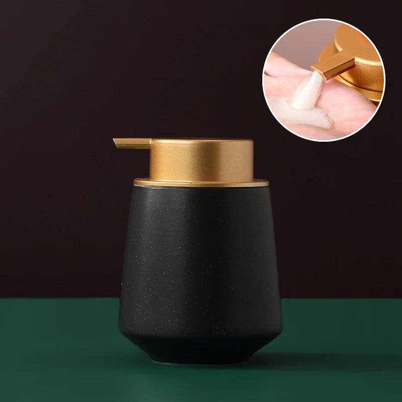 Soap Dispenser Ceramic Pump-Action Large Capacity
