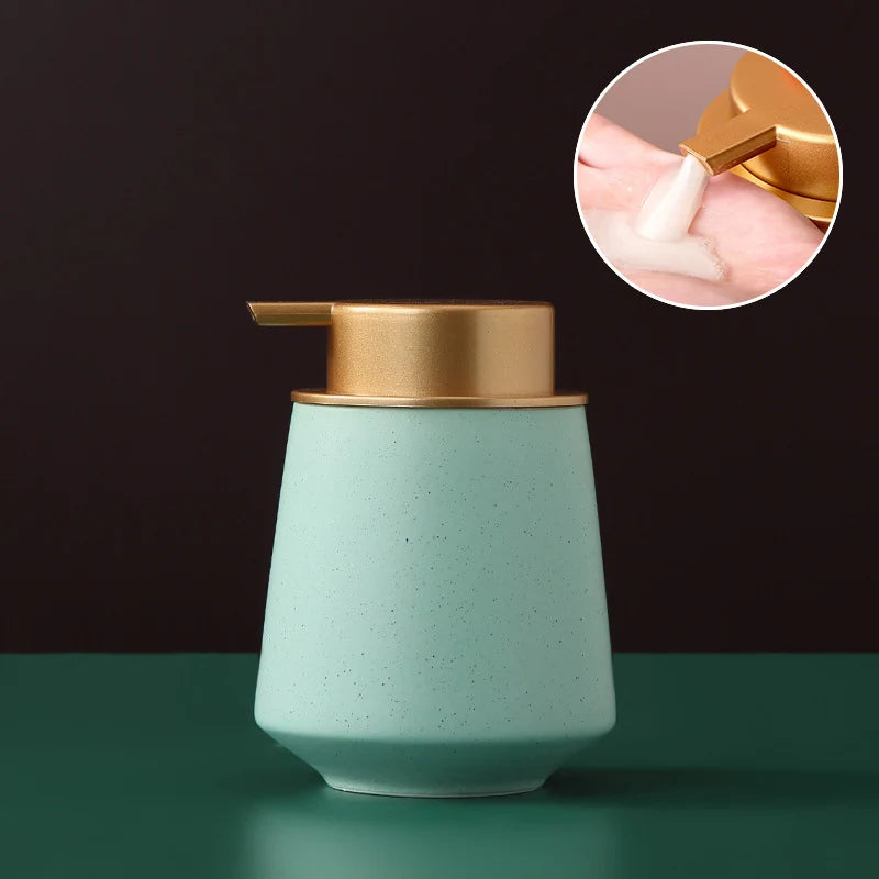 Soap Dispenser Ceramic Pump-Action Large Capacity