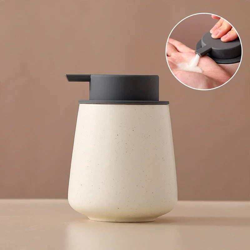 Soap Dispenser Ceramic Pump-Action Large Capacity