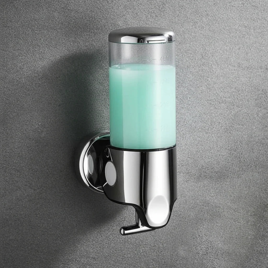 Soap Dispenser Wall-Mounted Stainless Steel 16.9 Oz Capacity