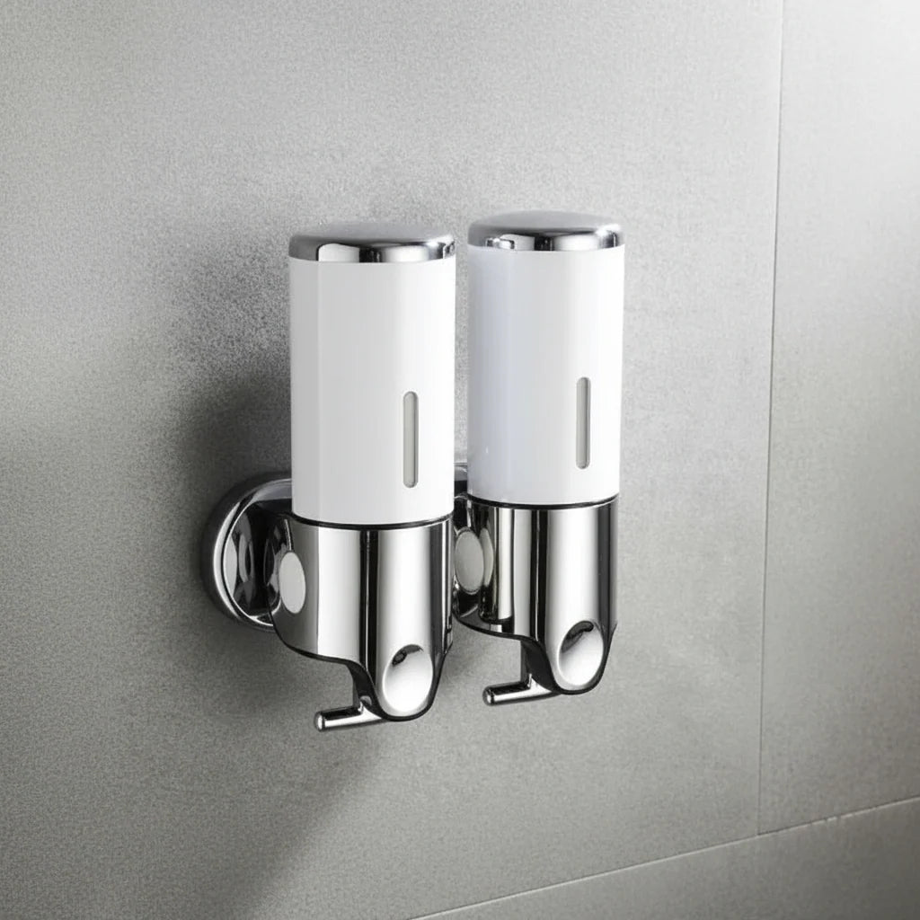 Soap Dispenser Wall-Mounted Stainless Steel 16.9 Oz Capacity