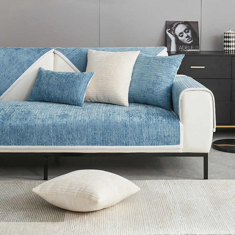 Sofa Cover Chenille Scratch-Resistant Non-Slip Machine-Washable