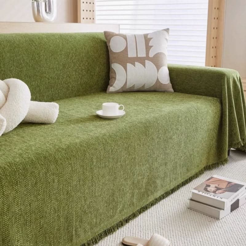 Sofa Cover Chenille Water-Repellent Machine-Washable Pet-Friendly