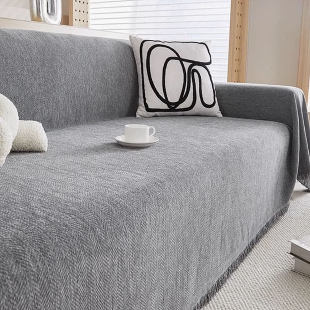 Sofa Cover Chenille Water-Repellent Machine-Washable Pet-Friendly