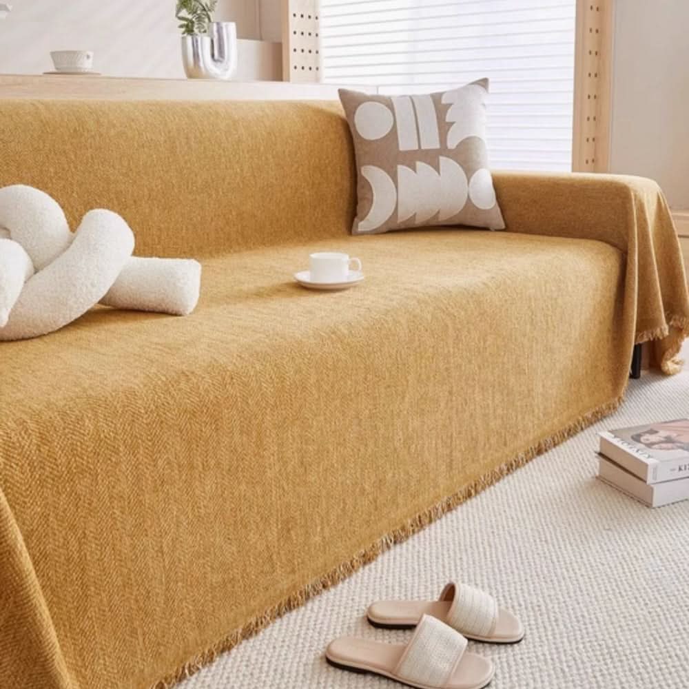 Sofa Cover Chenille Water-Repellent Machine-Washable Pet-Friendly