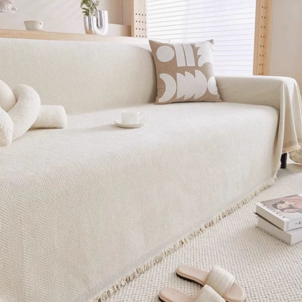 Sofa Cover Chenille Water-Repellent Machine-Washable Pet-Friendly