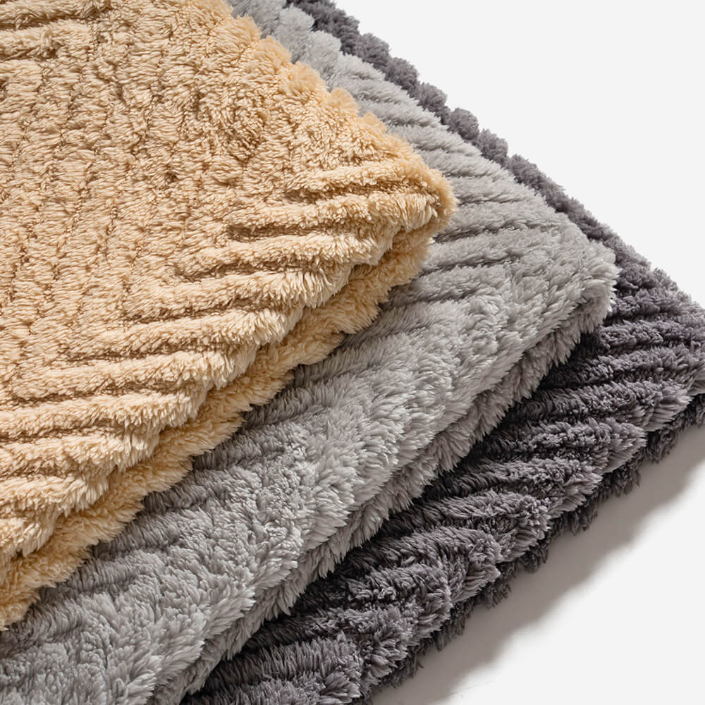 Sofa Cover Plush Velvet Non-Slip Machine-Washable Herringbone Texture