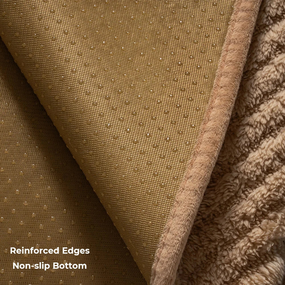 Sofa Cover Plush Velvet Non-Slip Machine-Washable Herringbone Texture