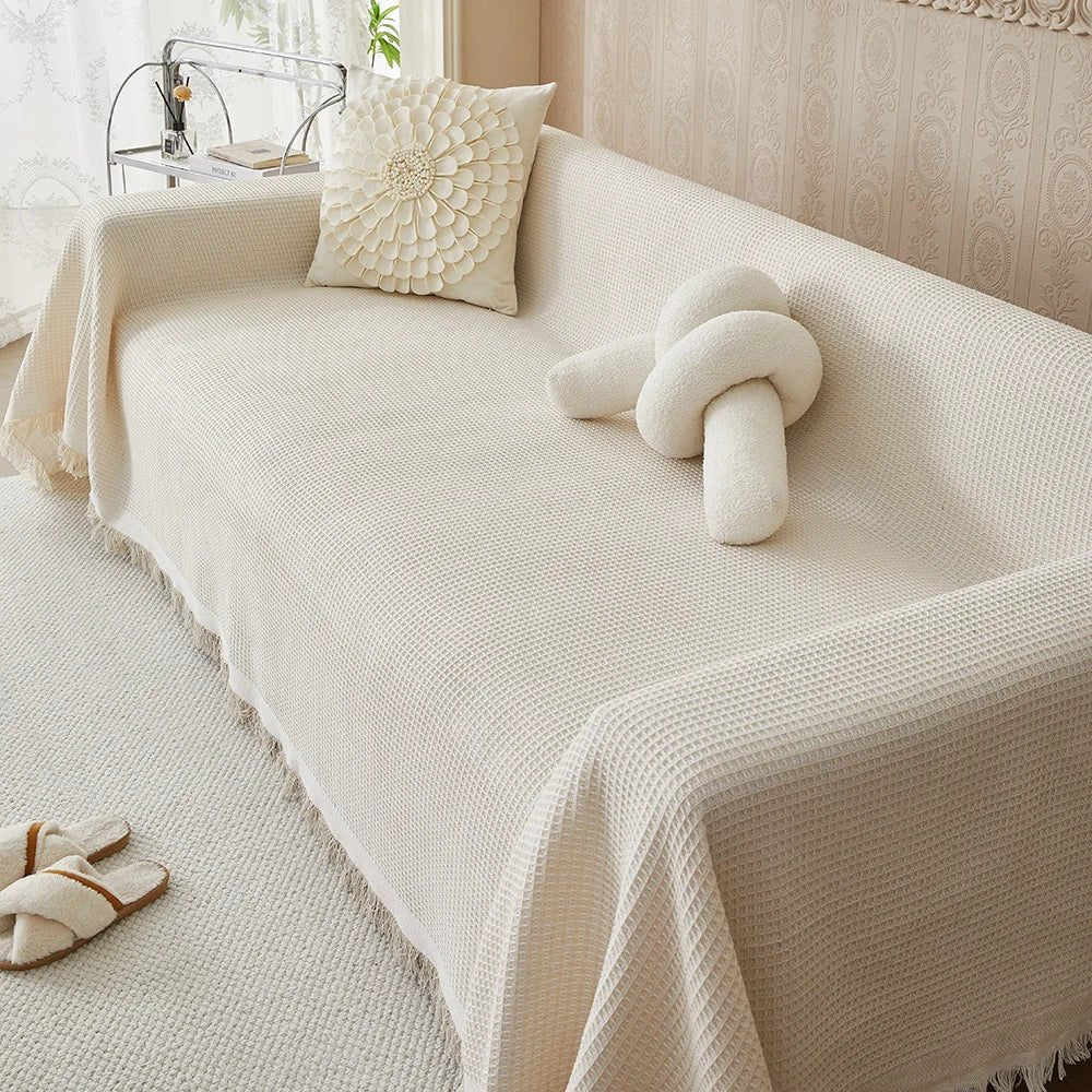 Sofa Cover Polyester Machine-Washable Stain & Pet Hair Protection