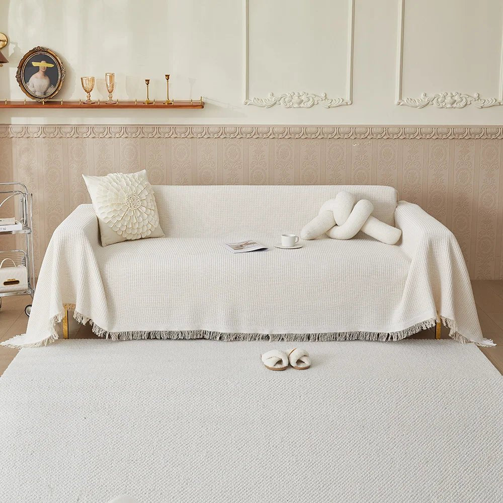 Sofa Cover Polyester Machine-Washable Stain & Pet Hair Protection