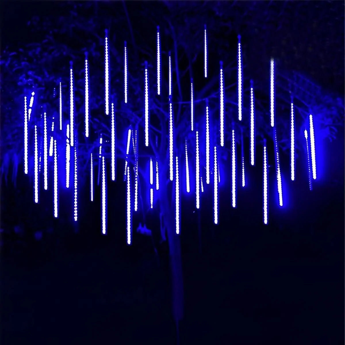 Solar Meteor Lights 360° Flowing Effect IP65 Rated