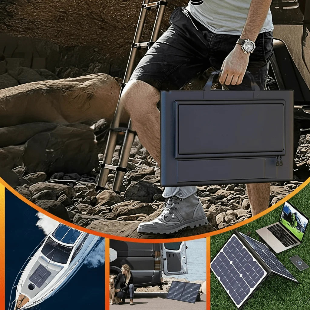 Solar Panel Foldable 40W Multi-Port Charging