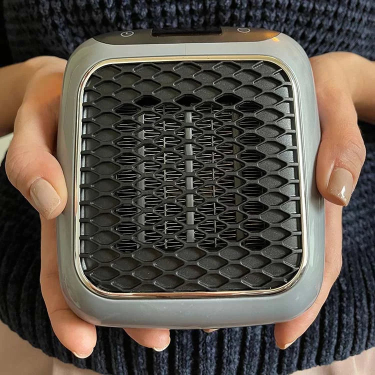 Space Heater Compact Adjustable Timer Tip-Over & Overheat Protection