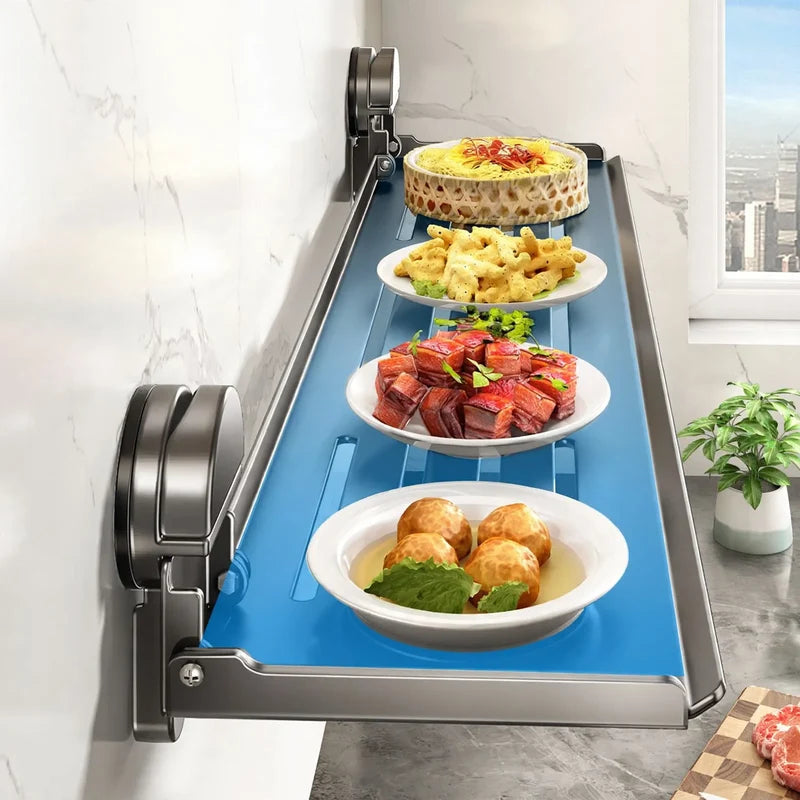 Spice Rack Foldable Suction Cup Carbon Steel