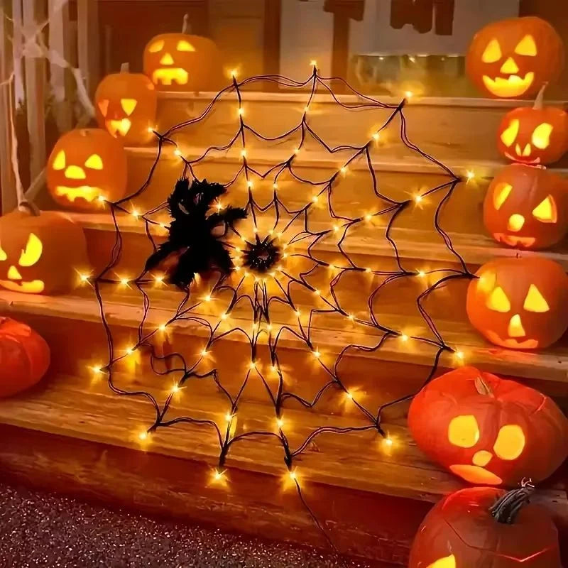 Spiderweb String Lights Flexible LED Indoor & Outdoor Use