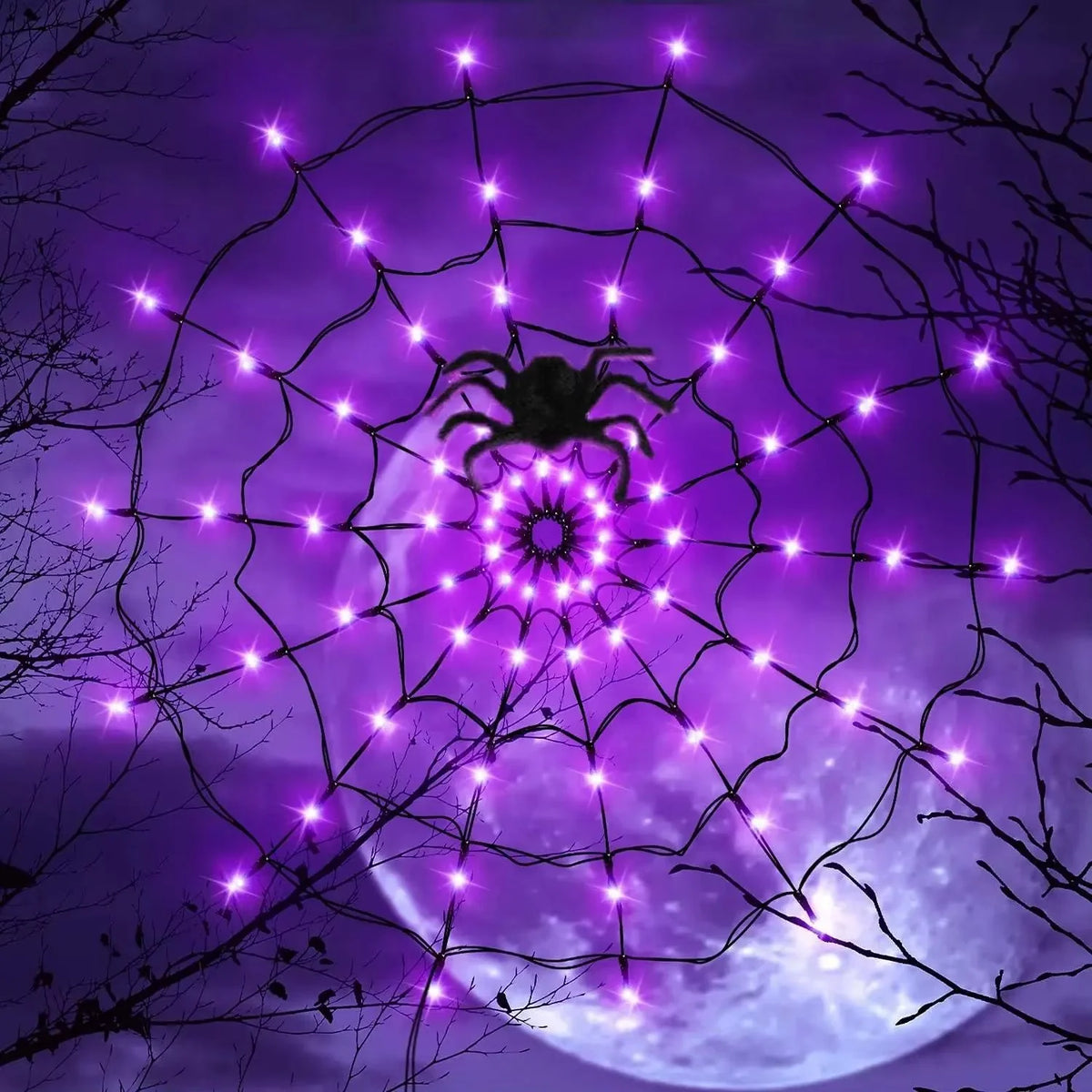 Spiderweb String Lights Flexible LED Indoor & Outdoor Use