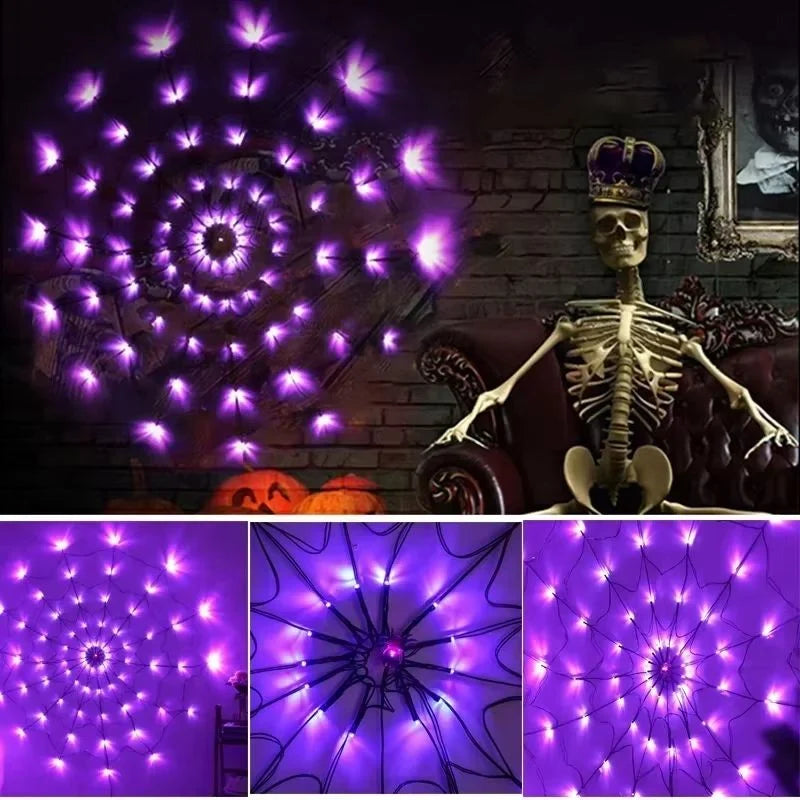 Spiderweb String Lights Flexible LED Indoor & Outdoor Use