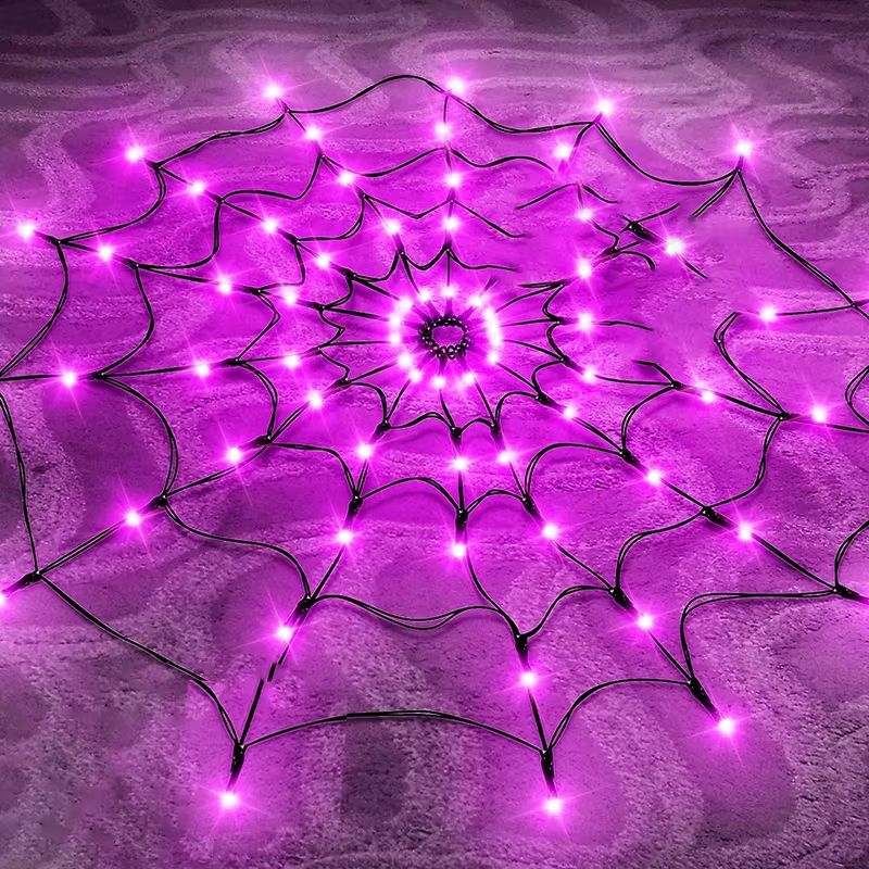 Spiderweb String Lights Flexible LED Indoor & Outdoor Use