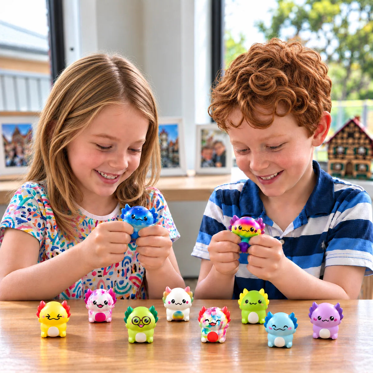 Squishy Toys Axolotl Soft Set of 12