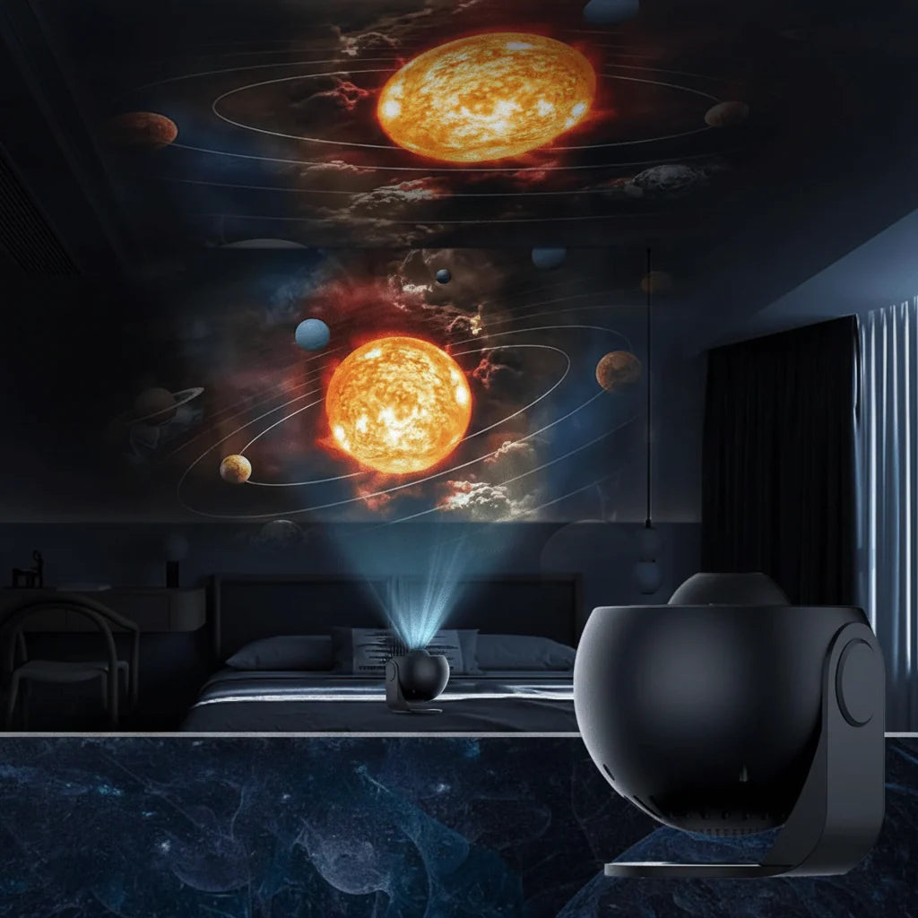 Star Projector 13 HD Discs Adjustable Focus & Rotation