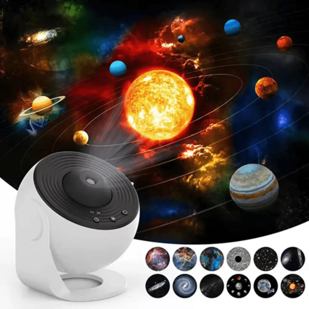 Star Projector 13 HD Discs Adjustable Focus & Rotation