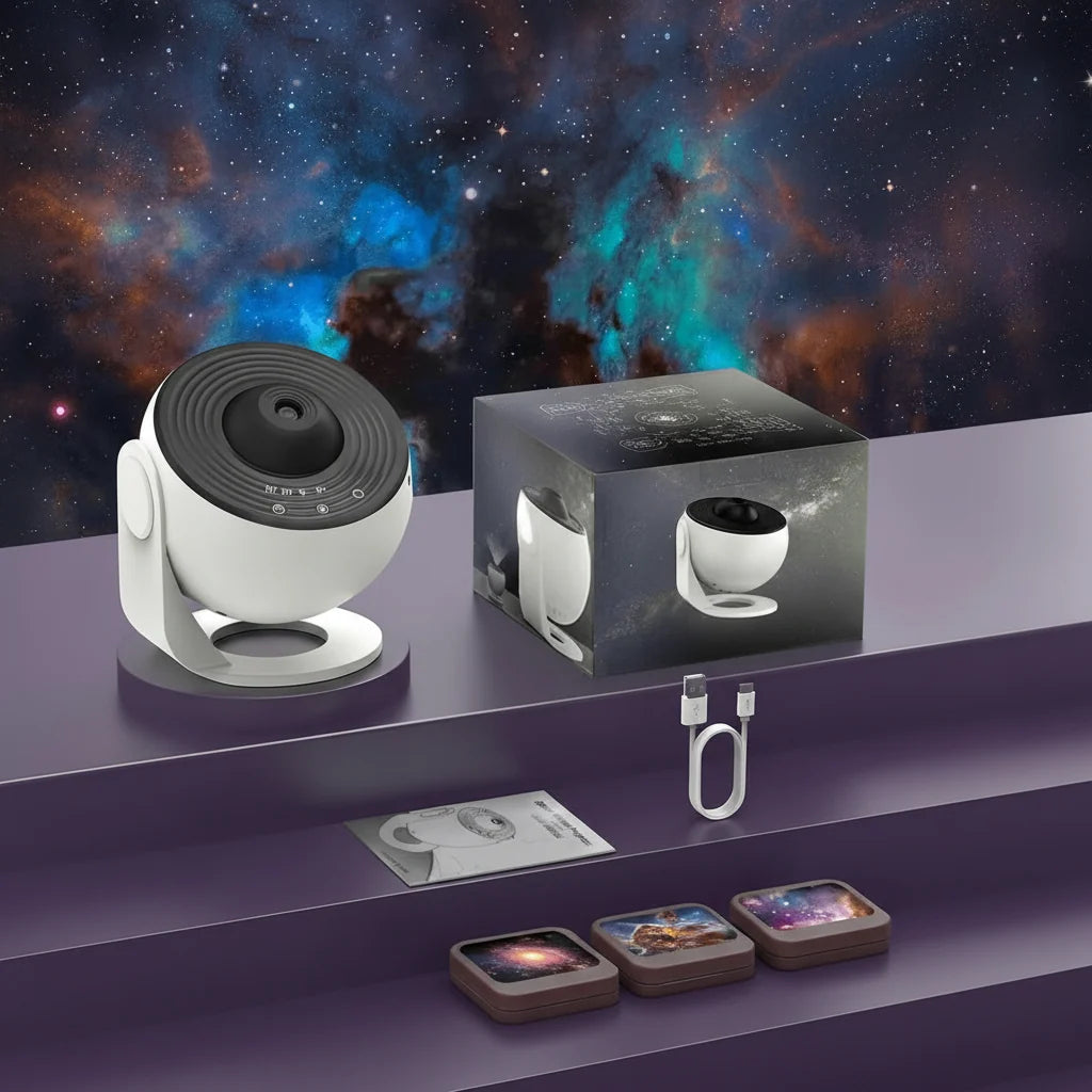 Star Projector 13 HD Discs Adjustable Focus & Rotation