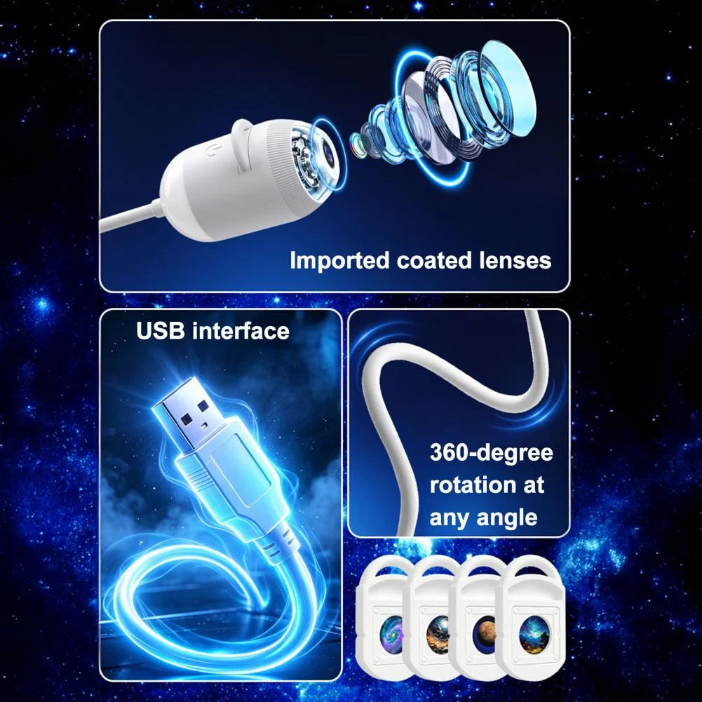 Star Projector Night Light Touch Control Adjustable Brightness