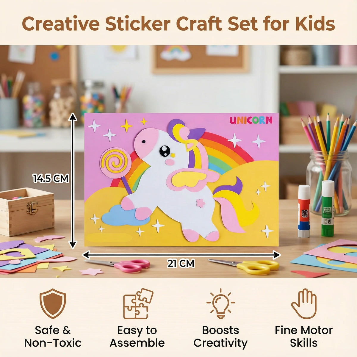 Sticker Activity Set Numbered Matching Peel-and-Stick