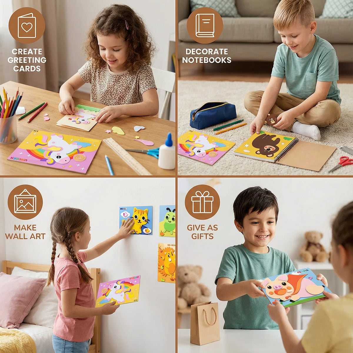 Sticker Activity Set Numbered Matching Peel-and-Stick