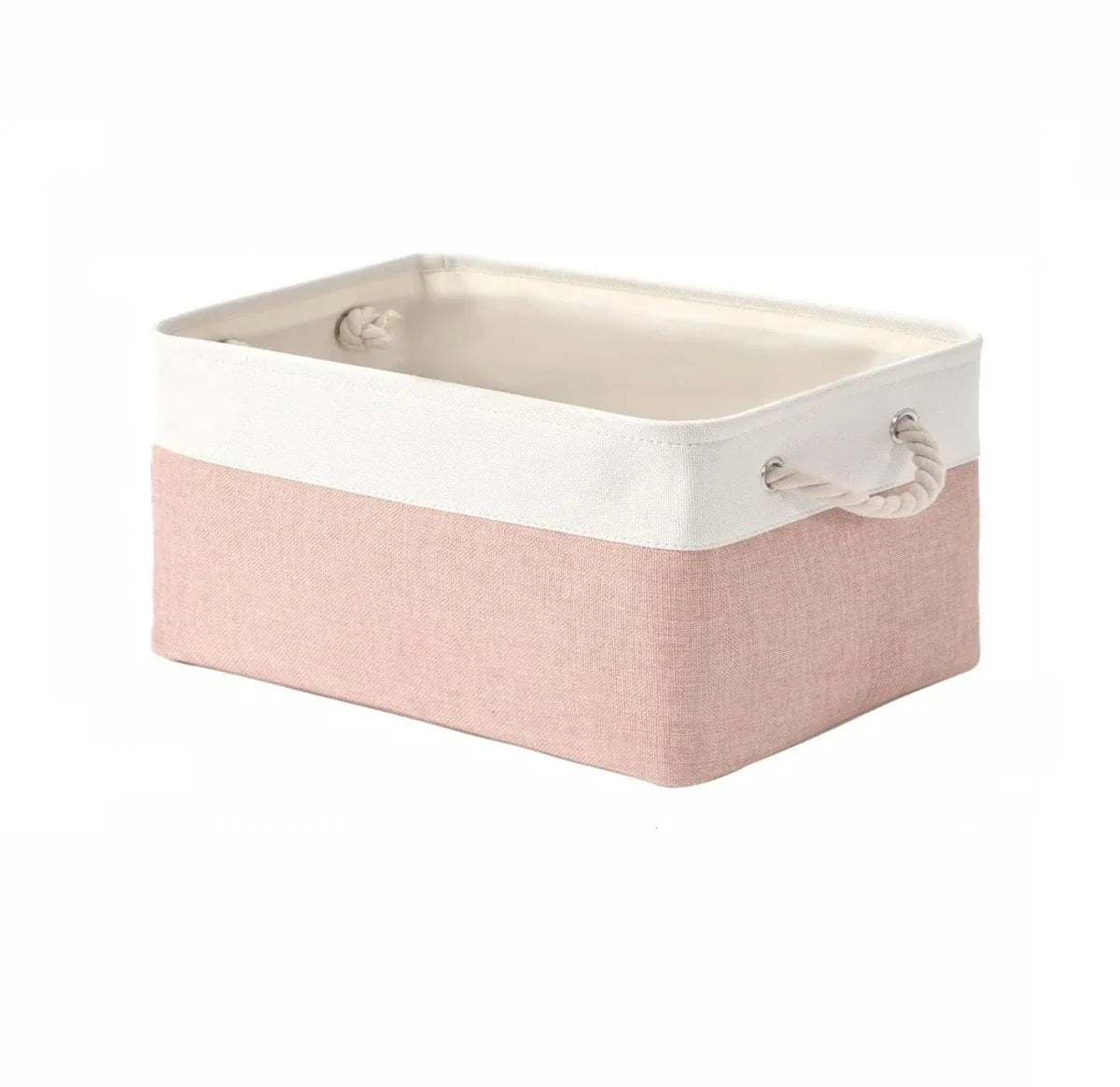 Storage Basket Eco-Friendly Linen Shape-Retaining Design