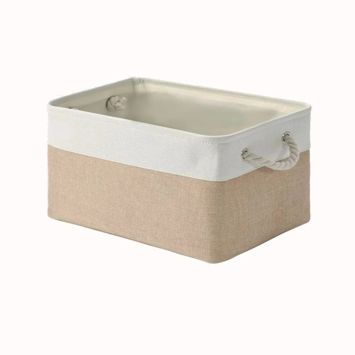 Storage Basket Eco-Friendly Linen Shape-Retaining Design