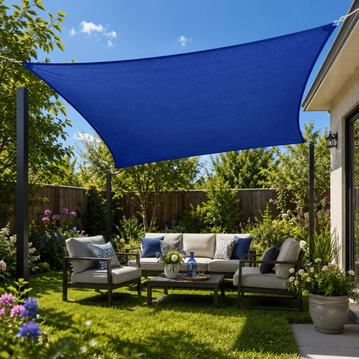 Sun Shade Sail Waterproof UV-Protected Polyester
