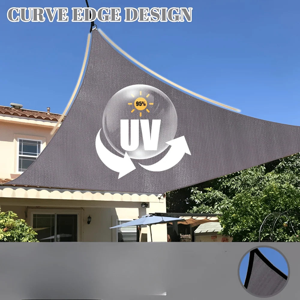 Sun Shade Sail Waterproof UV-Protected Polyester