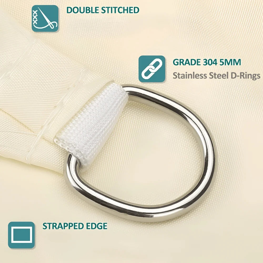 Sun Shade Sail Waterproof UV-Protected Polyester