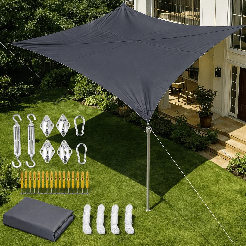 Sun Shade Sail Waterproof UV-Protected Polyester