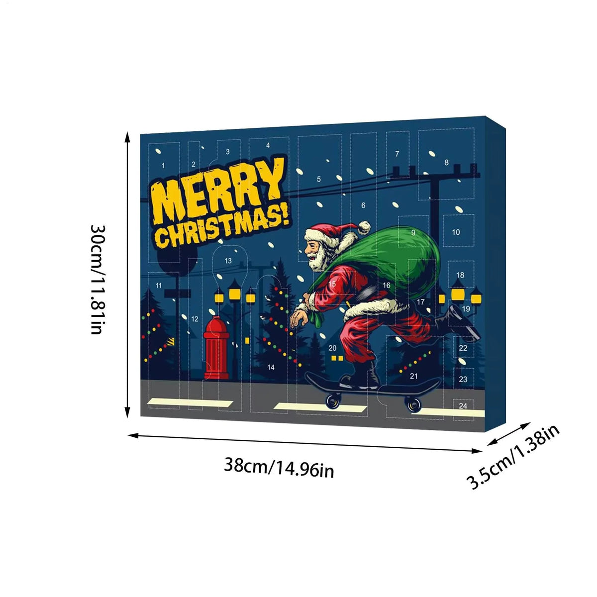 Survival Advent Calendar Multitool, Flashlight & Paracord