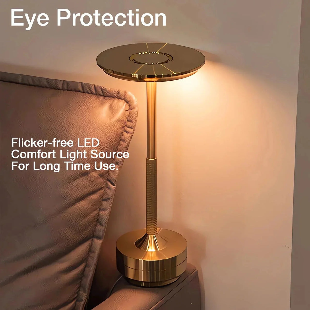 Table Lamp Cordless Rechargeable Touch Dimming