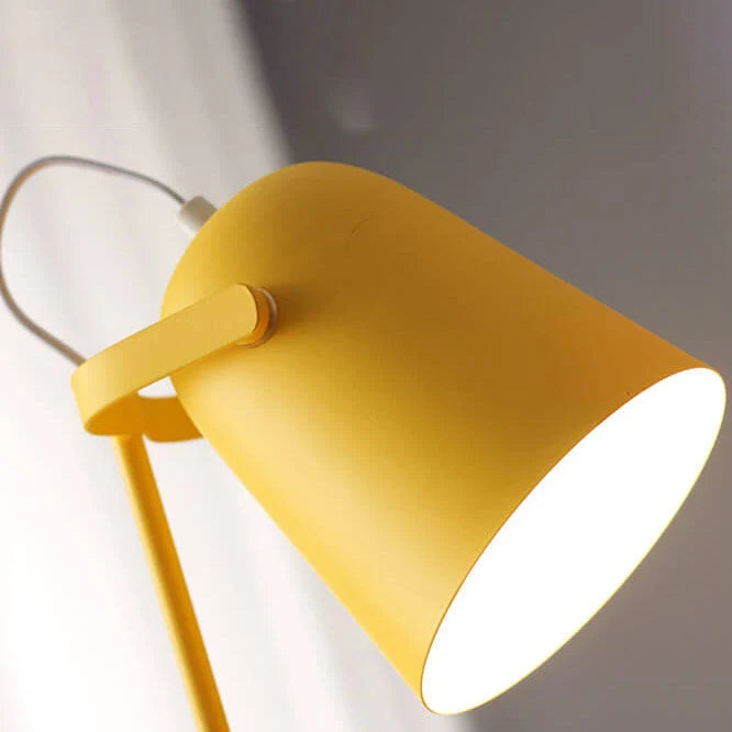 Table Lamp Iron Scandinavian Bucket Design In-Line Switch