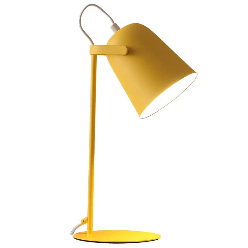 Table Lamp Iron Scandinavian Bucket Design In-Line Switch