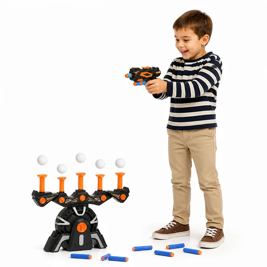 Target Shooting Game Floating Targets & Foam Dart Blaster