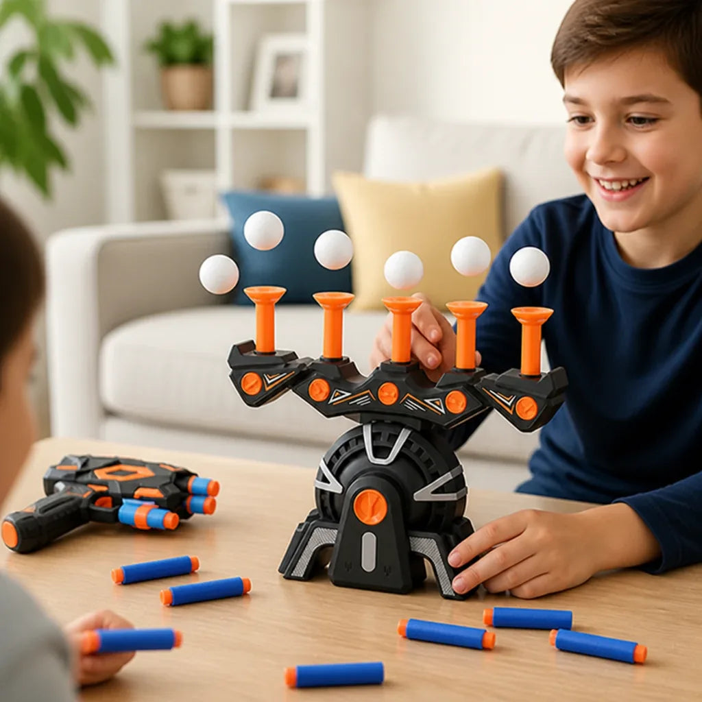 Target Shooting Game Floating Targets & Foam Dart Blaster