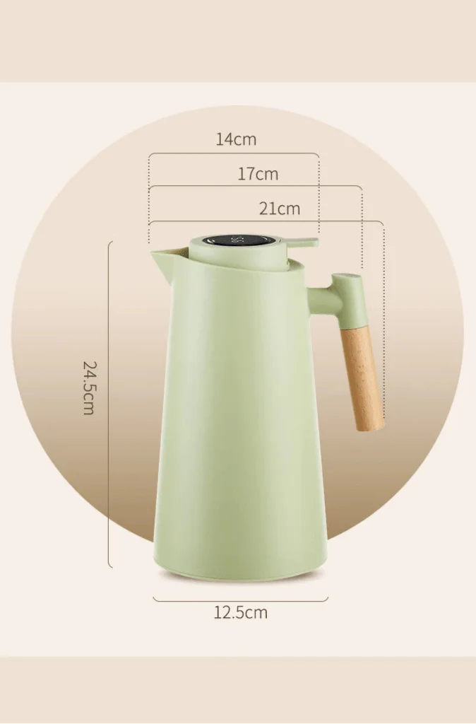 Thermos Flask Double-Walled Stainless Steel Leakproof 33.8 Fl Oz